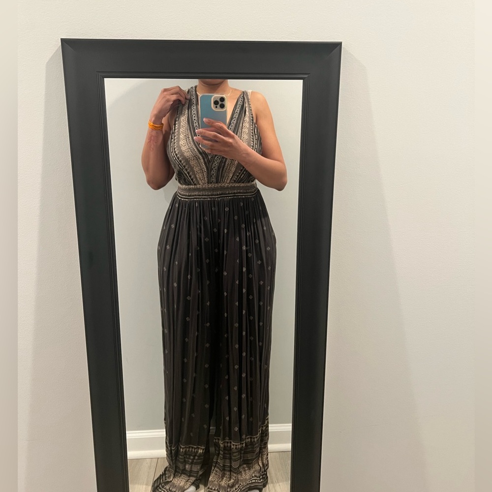 Boho Flowy Wide Leg Jumpsuit- Free People
